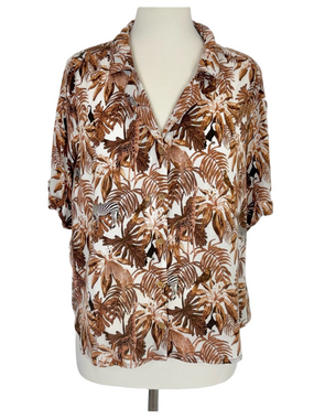 Jane & Delancey jungle print shirt